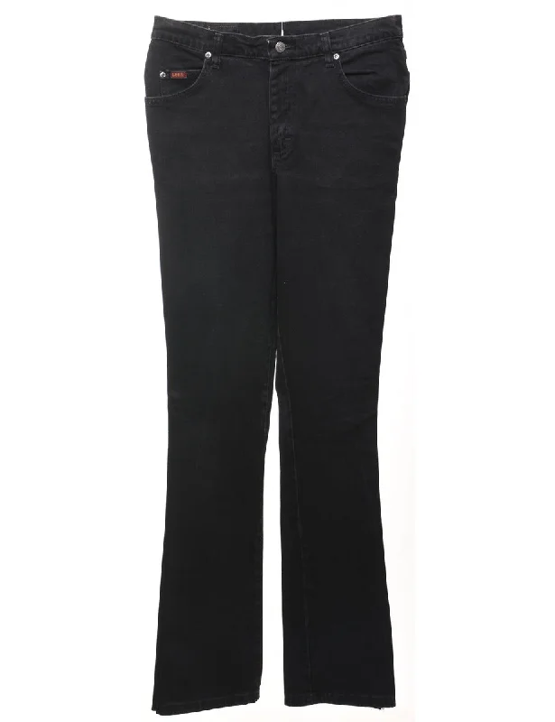 Black Lee Bootcut Jeans - W31 L34 Refined Women's 