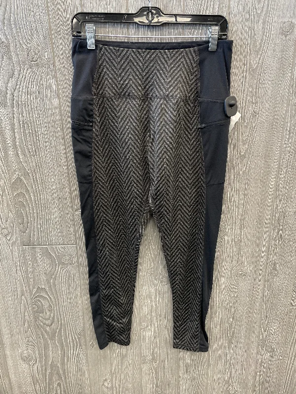 Athletic Leggings By Champion In Black, Size: L Preppy Women's College