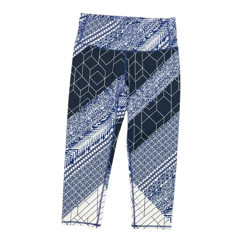 Athletic Leggings Capris By Athleta In Blue, Size:S Contemporary 