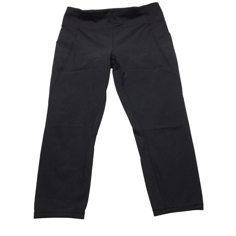 Athletic Leggings Capris By Lululemon In Black, Size: 12 Rugged Women's Outdoor 
