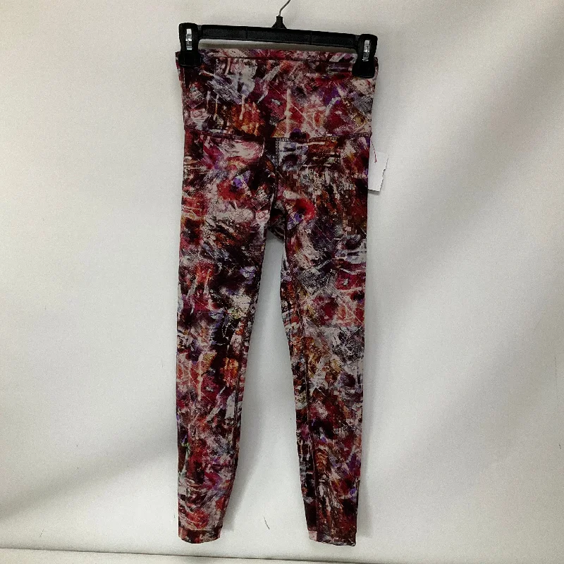 Athletic Leggings By Lululemon In Pink, Size: 4 Traditional Women's Wool