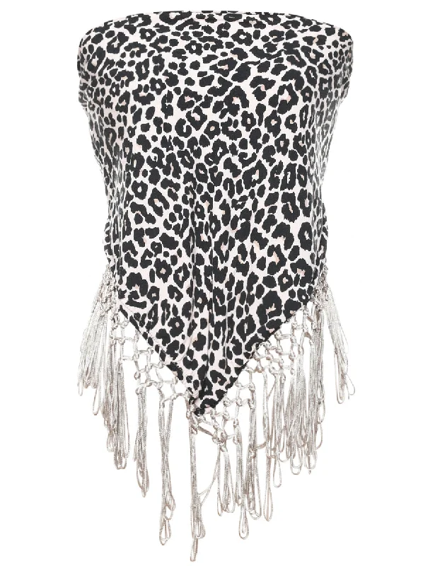 Leopard Print Top - S Tough Women's Military - inspired