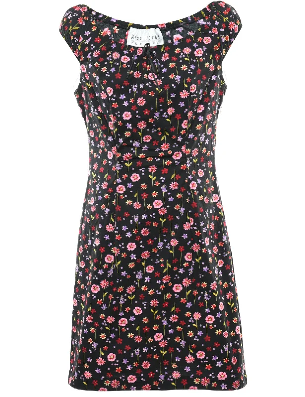 Floral Print Dress - M Athletic Women's 