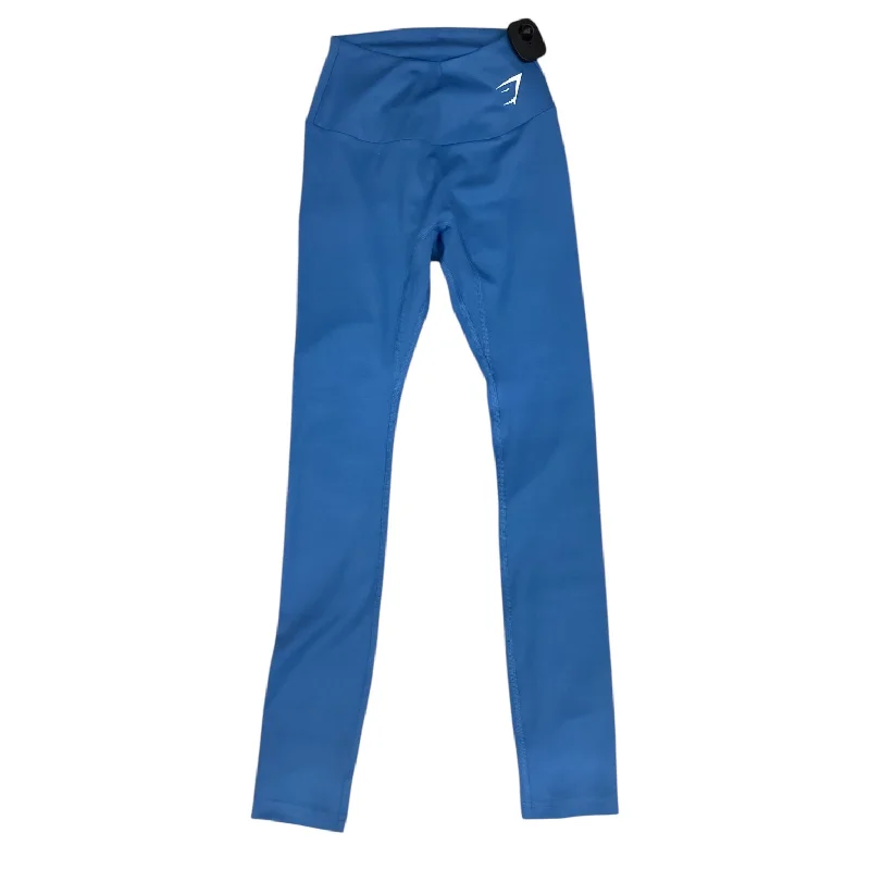 Athletic Leggings By Gym Shark In Blue, Size: Xs British Gentlewoman Style