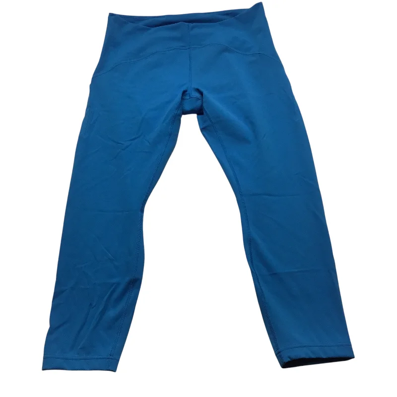Athletic Leggings Capris By Lululemon In Blue, Size: 14 Modern Women's Tech