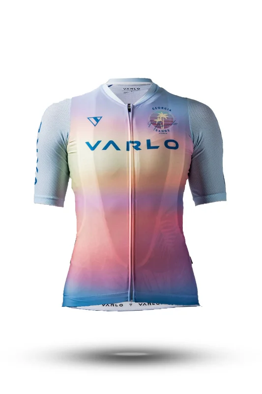 Women's Georgia Sands Stratus Cycling Jersey Trendy Women's Oversized