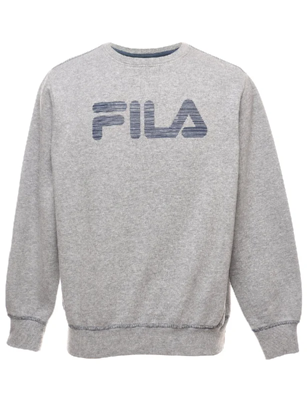 Fila Printed Sweatshirt - S Disco