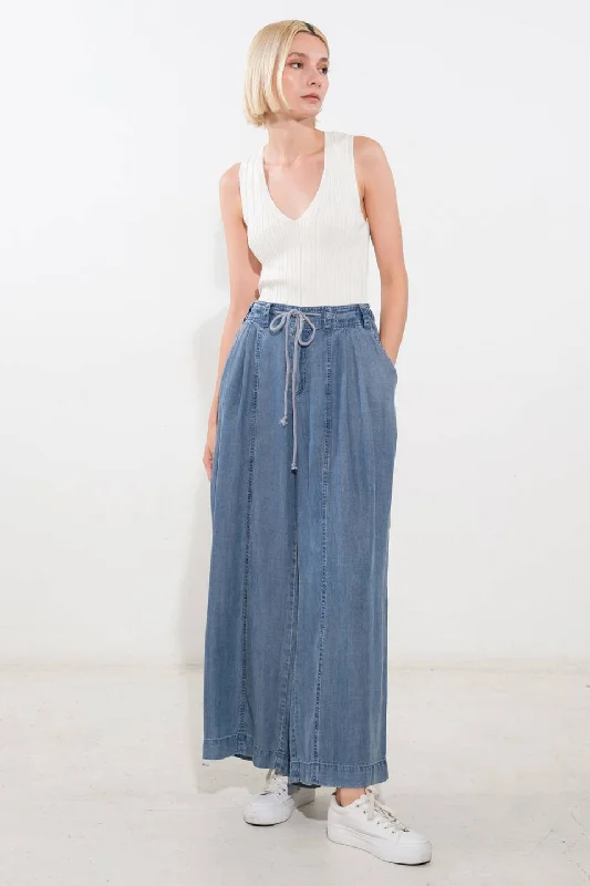 ACTIVE VIBE TENCEL DENIM PANTS Minimalist Women's Casual