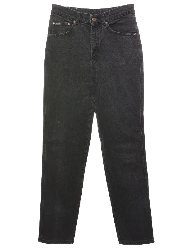 Black Lee Tapered Jeans - W28 L31 Stylish Women's Tropical 