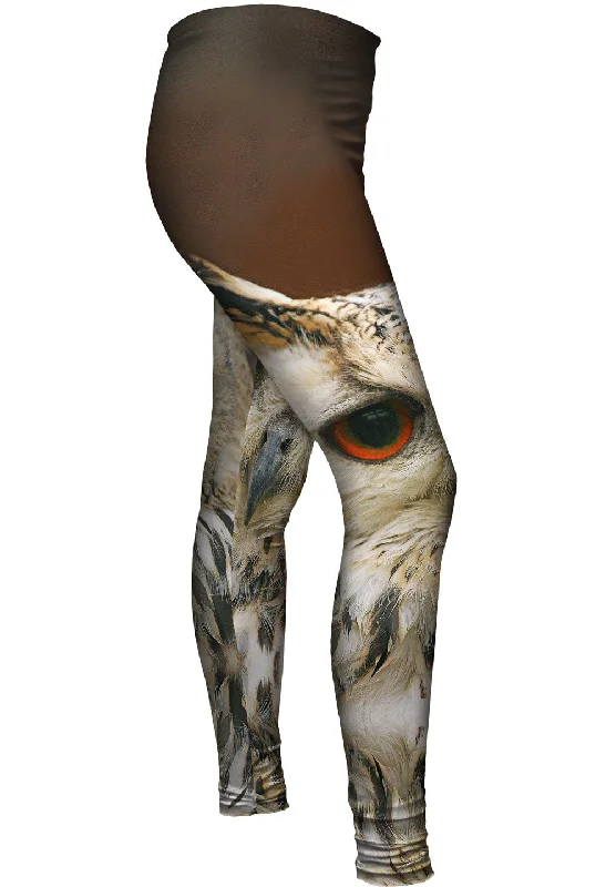 Grandiose White Eagle Owl Vintage Women's 1970S 