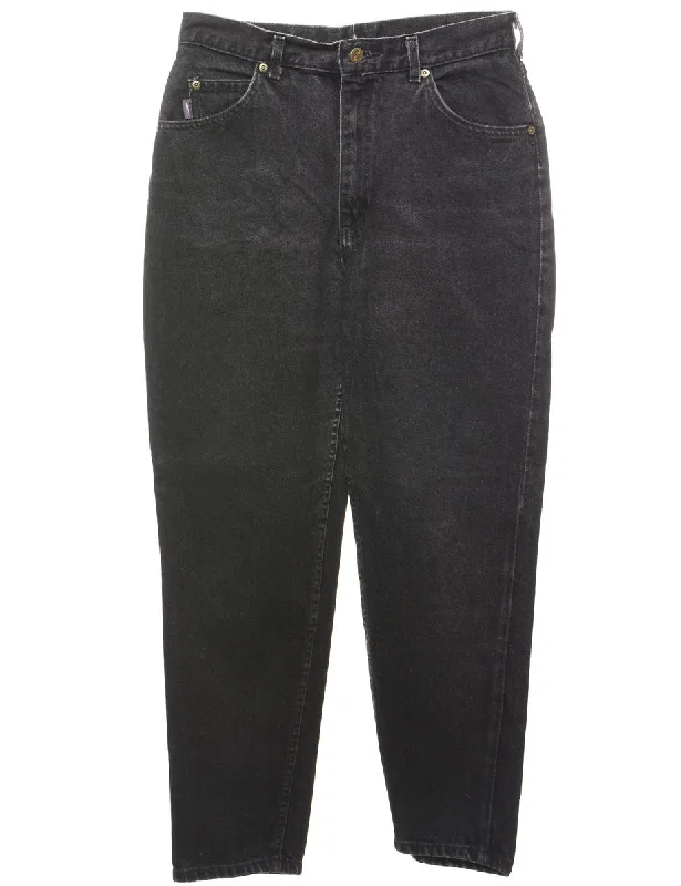 Black Tapered Jeans - W30 L26 Artistic Women's Avant - 