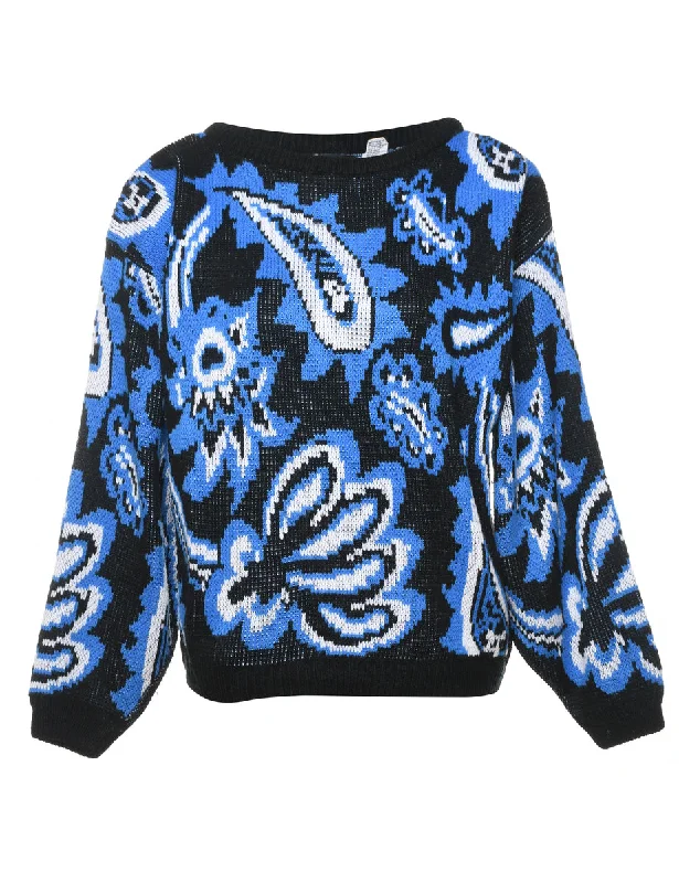 Paisley Jumper - S Sophisticated Women's Tailored