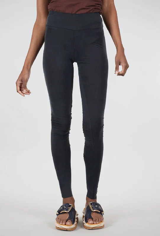 Camme Cupro Leggings, Velvet Denim Dynamic Women's High - energy