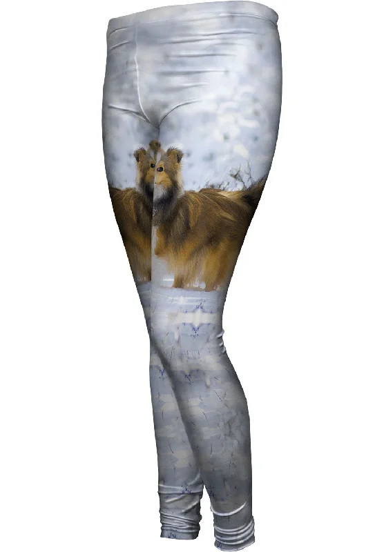 Snow Day Sheltie Stylish Women's Tropical 