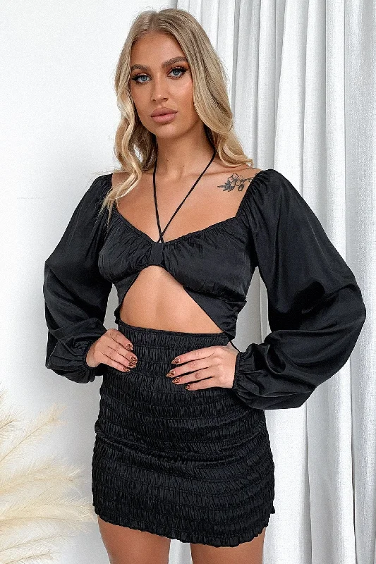 Raina Dress - Black Sporty Women's Athleisure 