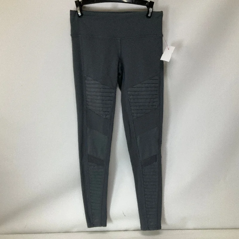 Athletic Leggings By Alo In Grey, Size: Xs Sustainable Organic