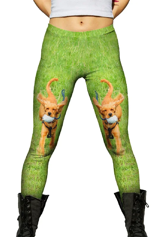 Excited Cocker Spaniel Sporty Women's Tennis