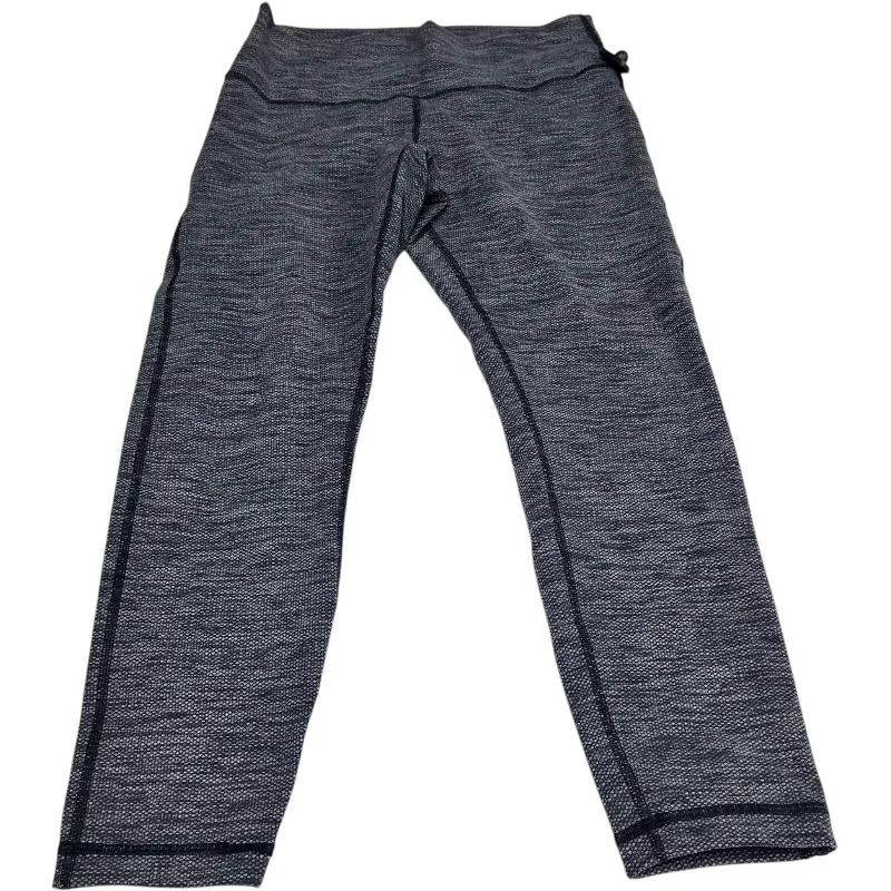 Athletic Leggings Capris By Lululemon In Grey, Size: M Rugged Women's Outdoor 