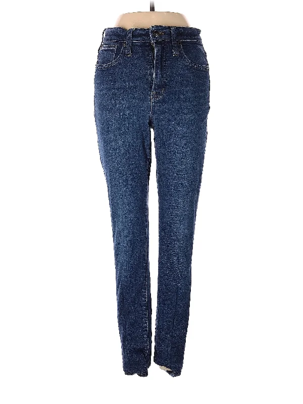 High-Rise Straight-leg Jeans in Dark Wash Vintage Women's 1970S 