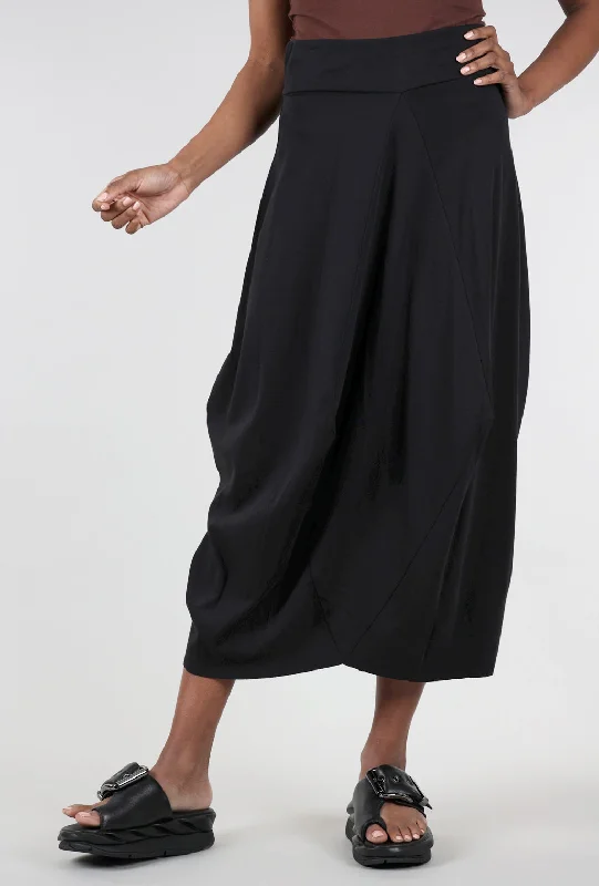 Balloon Skirt, Black Feminine Women's Style 