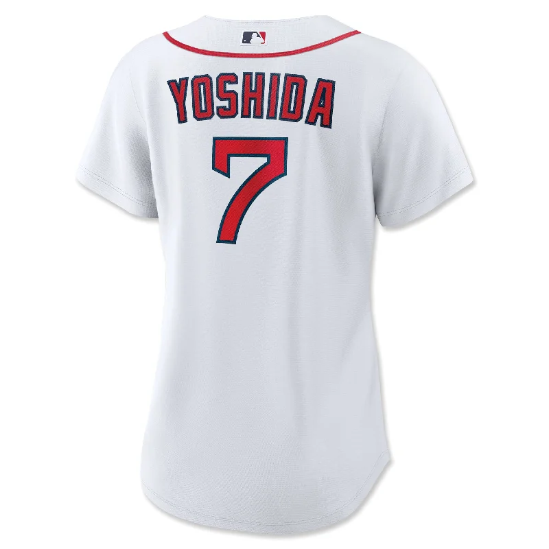 Ladies Nike Replica Home Jersey - White - Yoshida Cozy Women's Sherpa - lined