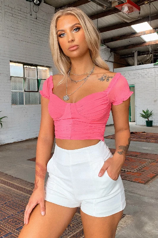 Lynx Crop - Hot Pink Practical Women's Multi - 