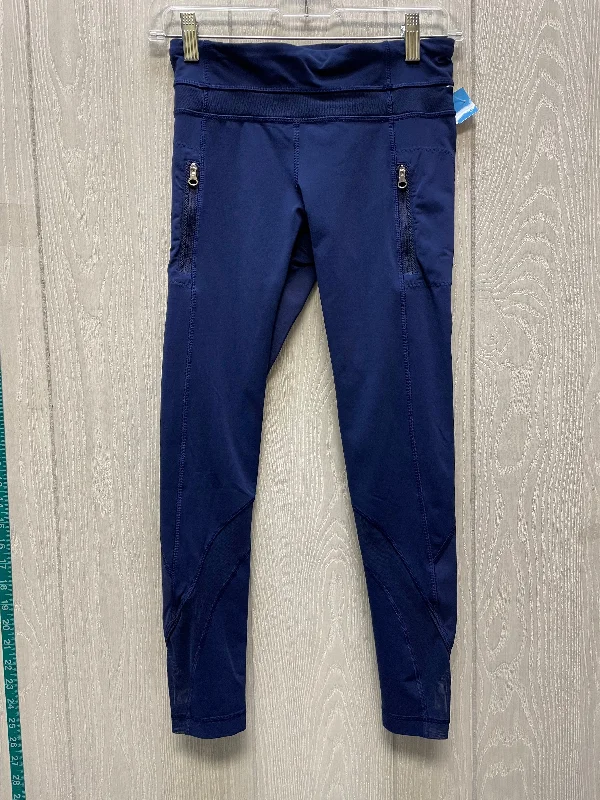 Athletic Leggings By Lululemon In Navy, Size: 4 Sophisticated Women's Tailored