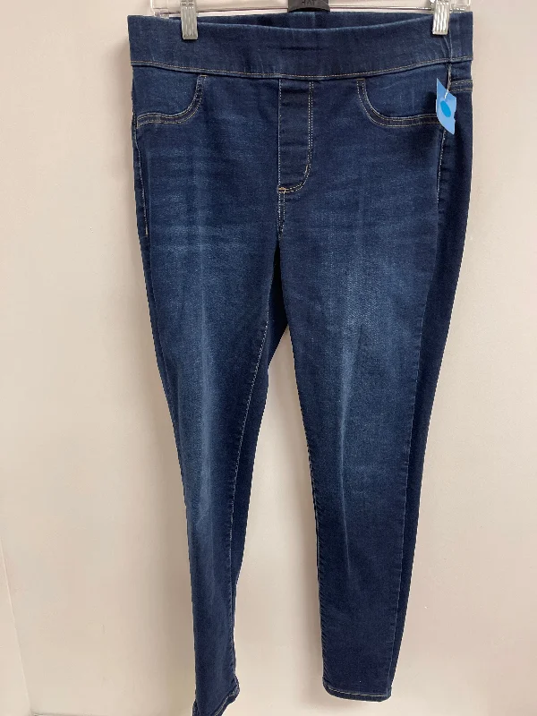 Jeans Skinny By St Johns Bay In Blue Denim, Size: 8 Edgy Women's Punk