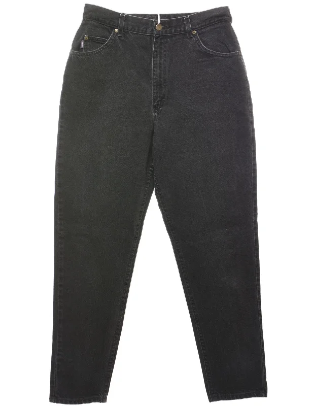 Lee Tapered Jeans - W28 L30 Monochromatic Office Style