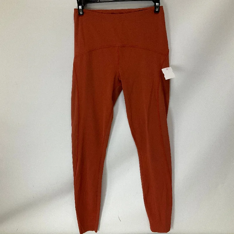 Athletic Leggings By Varley In Orange, Size: S Bohemian Women's Free