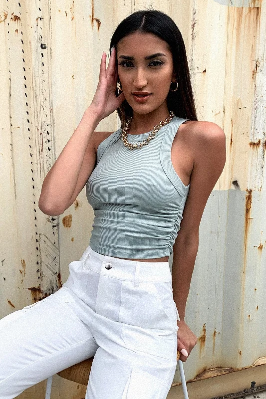 Manhattan Crop - Sage Refined Women's Classic 