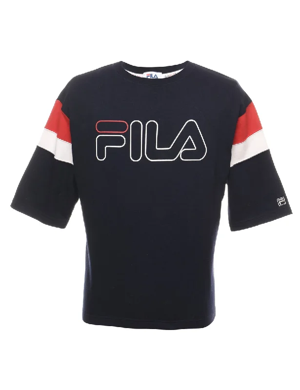 Fila Printed Sweatshirt - M British Gentlewoman Style
