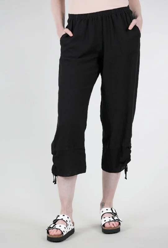 Mesh Hem Crop Pant, Black Cool Women's Skate