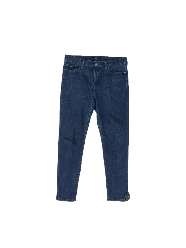 Jeans Skinny By Banana Republic In Blue Denim, Size: 8p Relaxed Women's Beachy