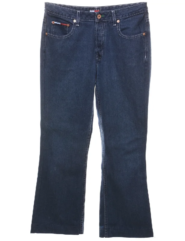 Dark Wash Tommy Hilfiger 1990s Jeans - W30 L27 Sharp Women's Italian