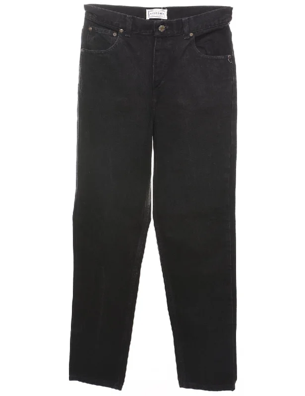 Black Tapered Jeans - W29 L29 Sophisticated Women's 