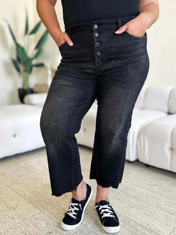 Judy Blue Full Size High Waist Button Fly Jeans Bold Women's Animal Print