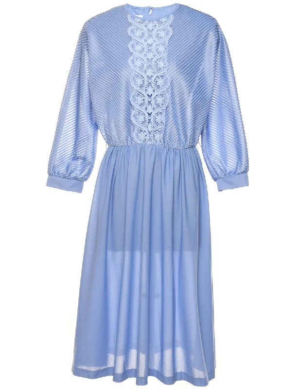 Blue Dress - M Bold Women's Animal Print