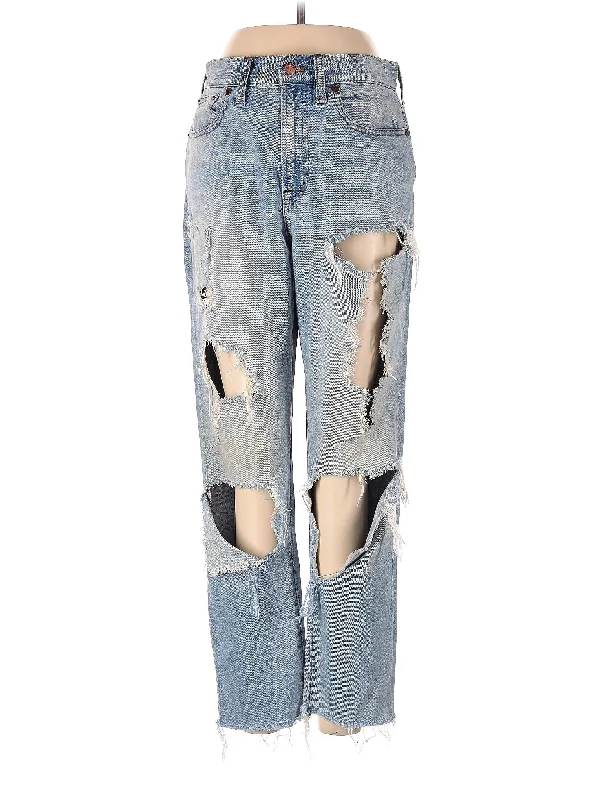 Low-Rise Boyjeans Jeans Dapper Women's Bow - adorned