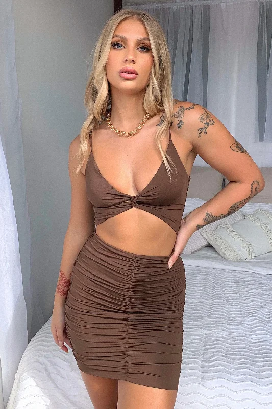 Tamara Dress - Brown garde