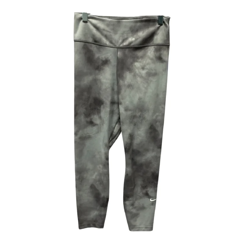 Athletic Leggings By Nike Apparel In Grey, Size:S Cool Women's Skate