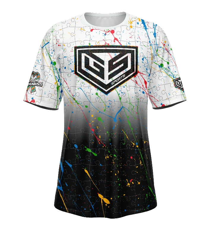 2023 Autism Awareness Jersey (stock) Polished Women's Silk
