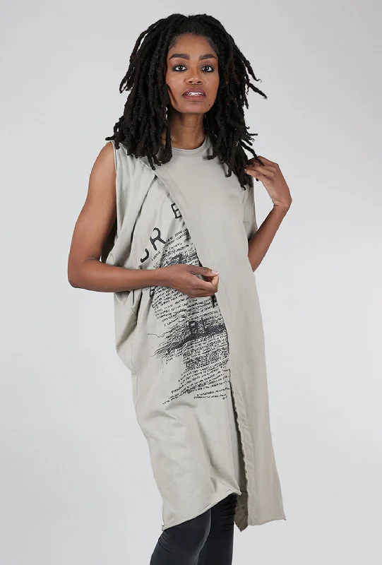 Laudine Dress, Sage Beige Refined Women's Hand - crafted