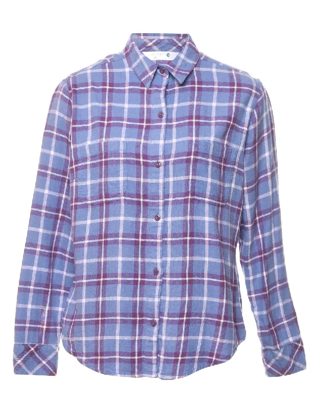 Lee Checked Shirt - M Unique Women's Upcycled