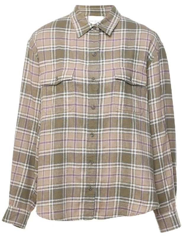 Jones New York Checked Shirt - L purpose