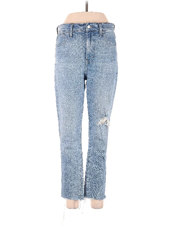 High-Rise Boyjeans Jeans in Light Wash Monochromatic All - in - one