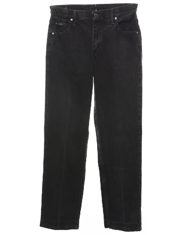 Riders Black Straight-Fit Jeans - W28 L30 Business