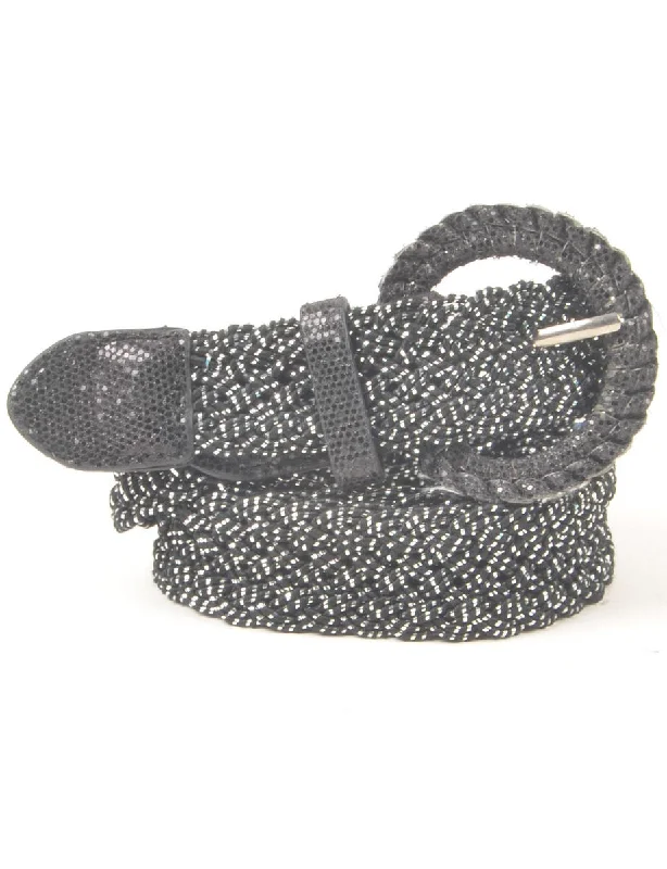 Black Waist Belt - L Athletic Women's 