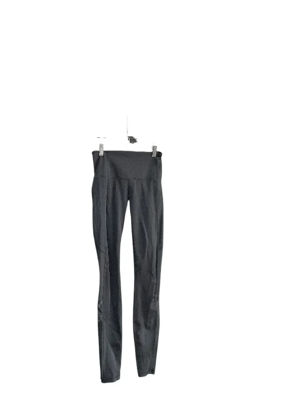 Athletic Leggings By Lululemon In Black, Size: 4 Refined Women's 