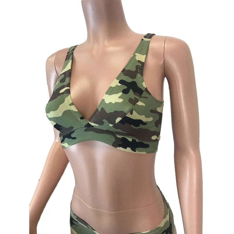 Camouflage Camo Bralette garde